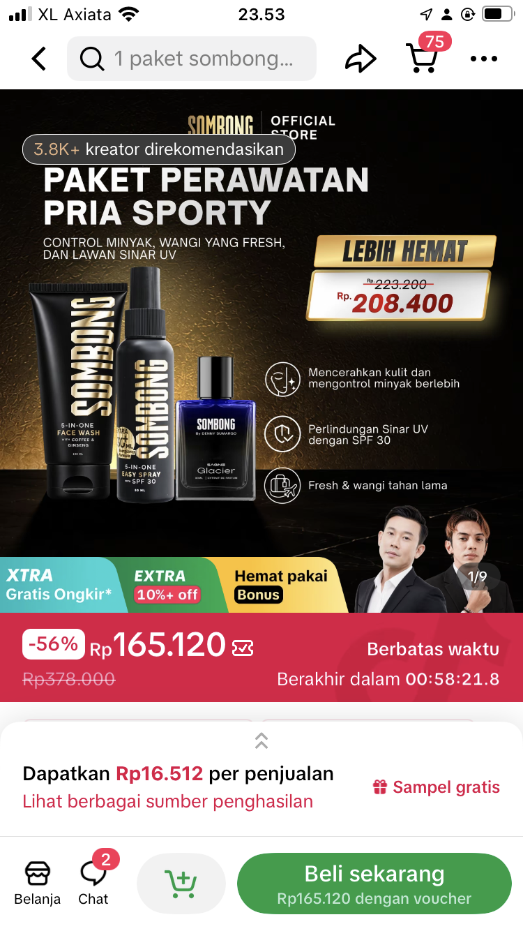Rekomendasi buat muka makin cerah dan putihh https://vt.tokopedia.com/t/ZS9UvQMyng12b-s78wP/