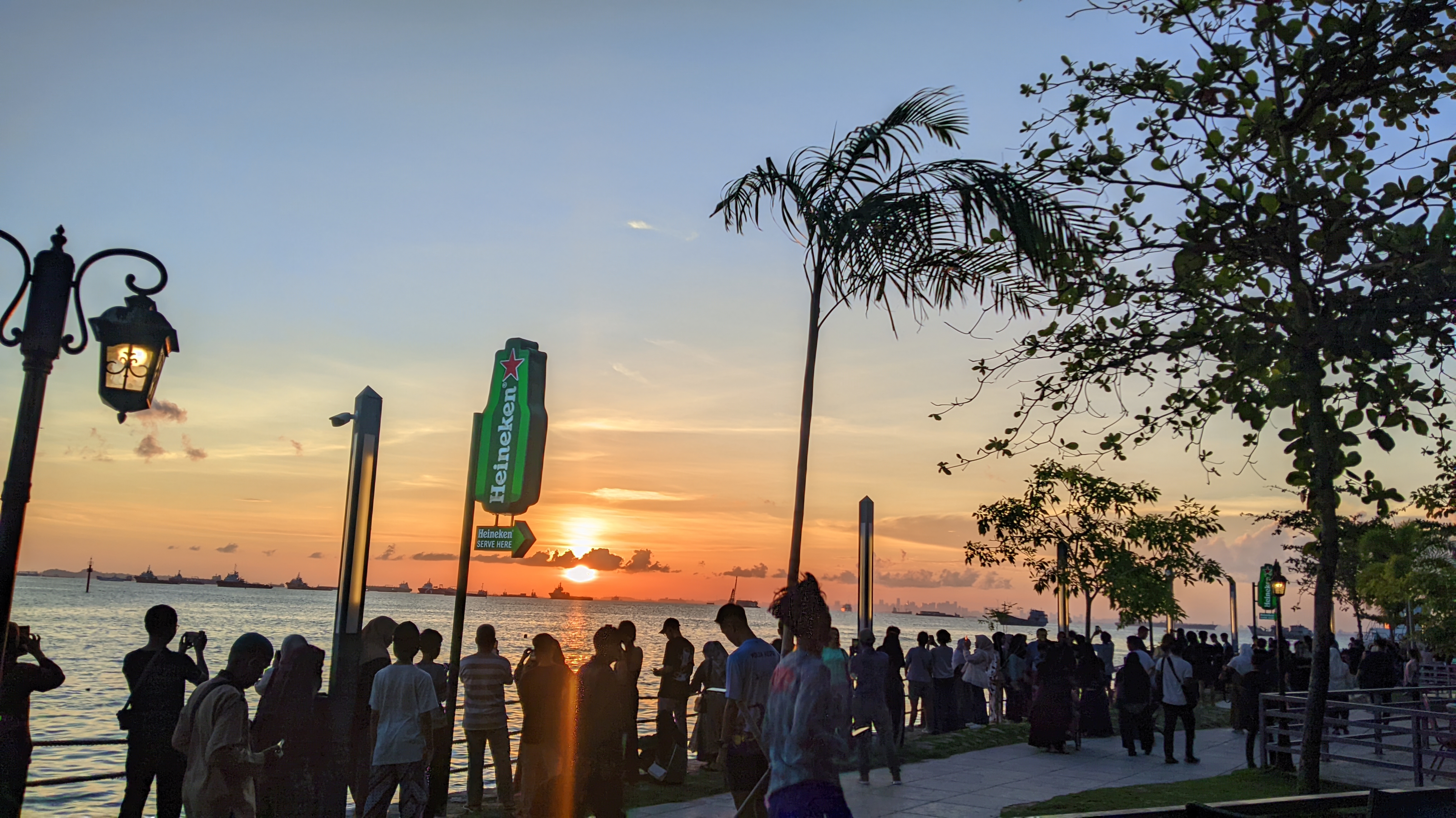 Sunset in batam city #fyp #batamcity